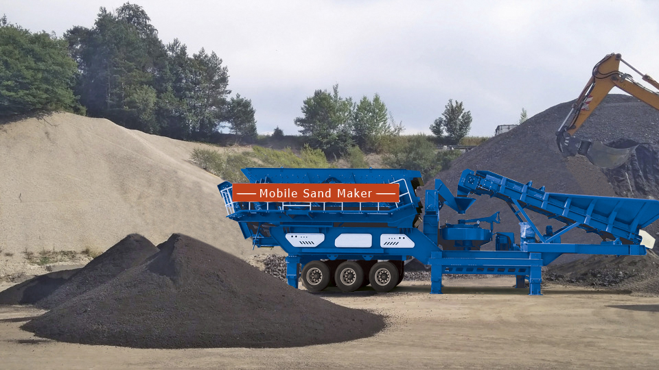 Mobile/Portable Sand Making Crusher Plant (Tire)